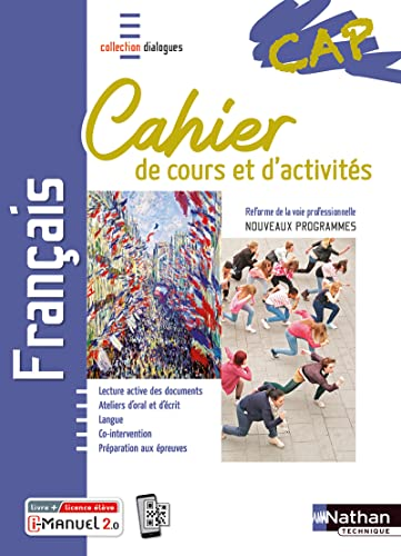 Français CAP - Cahier de cours et d'activités