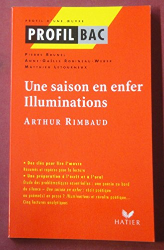 Une saison en enfer - Illuminations d'Arthur Rimbaud