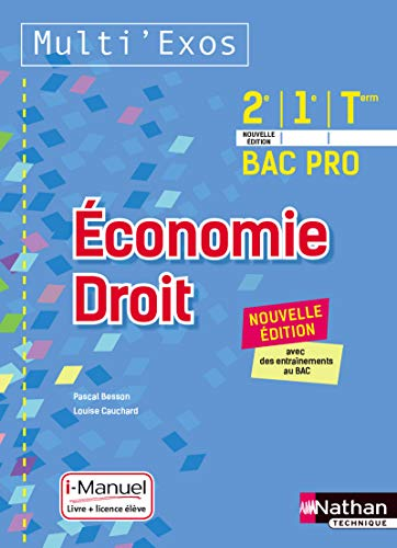 Economie Droit 2e, 1re, Term BAC PRO