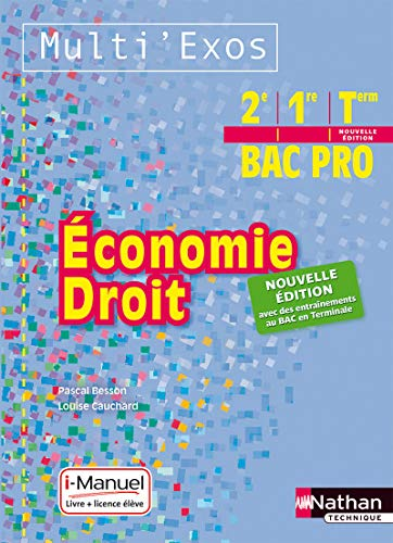 Economie Droit - 2e, 1re, Term Bac Pro