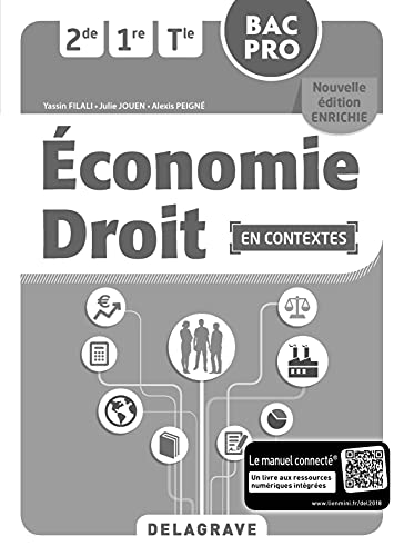 Economie Droit - Bac pro 2de 1re Tle - corrigé