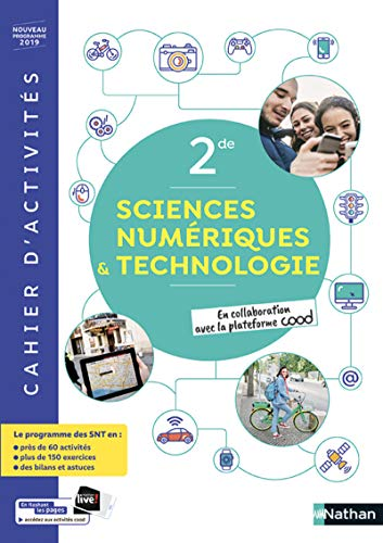 Cahier d'activités Sciences Numériques et Technologie 2de - corrigé