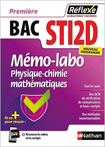Mémo-labo Physique-chimie mathématiques Première Bac STI2D